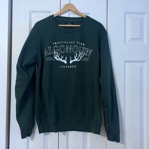 Peace Collective Green Algonquin Park Sweater size M